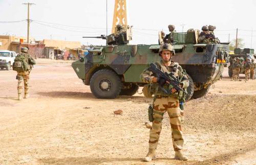 French forces conduct operations in Mali, circa July 2013