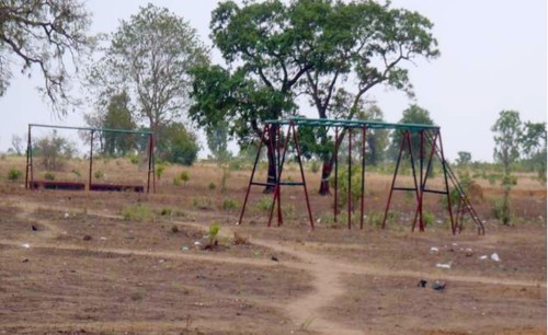 Obstacle course at the Nigerian Army Training Center